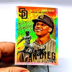 2023 Topps Chrome Platinum Ann- Juan Soto #346 Topps Logofractor /499
